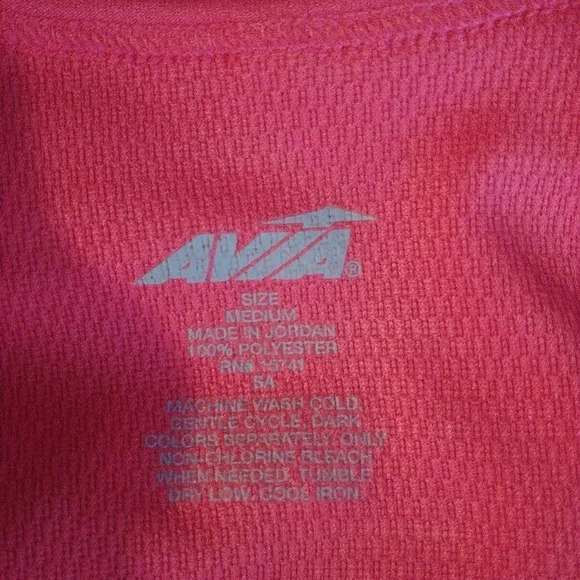 Avia Sports Activewear Running Top, Red, M - Picture 6 of 8